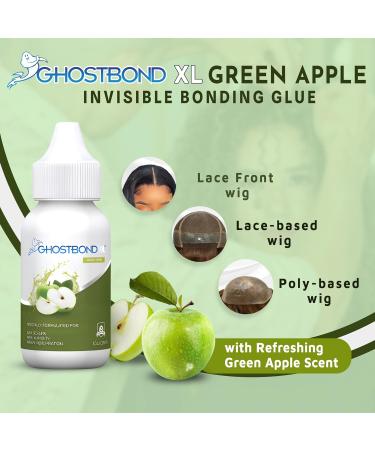 Pro Hair Labs - Ghostbond XL Apple - Full Head Bond For Poly & Lace | Wig Glue Hair Adhesive Specially Formulated For High Humidity Heavy Perspiration And Oily Scalps - 1.3oz - Buy Online on GoSupps.com