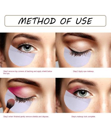 TULOBI 200 Pcs Eyeshadow Shields - Professional Lint-Free Under Eye Pads for Makeup Residue Prevention (Pack of 1) - Buy Online on GoSupps.com