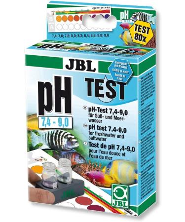 JBL Quick Test for Saltwater Aquariums - pH Test Kit 7.4-9.0 | Accurate Acidic Water Testing | International Shipping - Buy Online on GoSupps.com