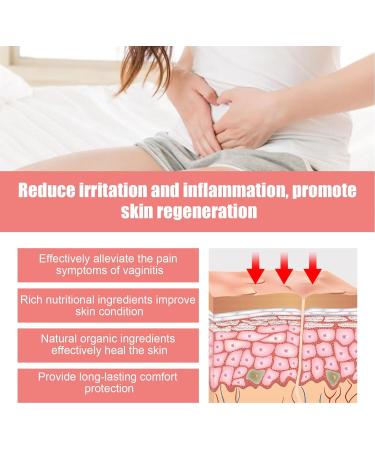 3pcs Private Part Care Cream Moisturizing Nourishing Odor Removal Relieve Itching Intimate Nursing Cream for Women with Plant Extracts Effective for Dermatitis Fungus Relief - Buy Online on GoSupps.com