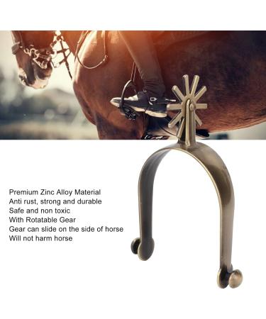 Asixxsix Western Spurs - Rust-Proof Zinc Alloy Cowboy Spurs for Men and Women Riders | Exquisite Equestrian Gear Accessories - Buy Online on GoSupps.com