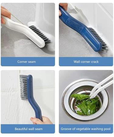KieTeiiK Crevice Cleaning Brush Professional Window Cleaning Tool Window Narrow Gap Cleaning Brush Window Groove Cleaning Convenient Household Tool Blue - Buy Online on GoSupps.com