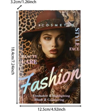  Esncddym Palette Make-up Book Blush Powder Highlighter and Contour 4 Layers Contouring Palette and Blush Powder Booklet For Women Girls Skin Types Birthday Christmas - Buy Online on GoSupps.com