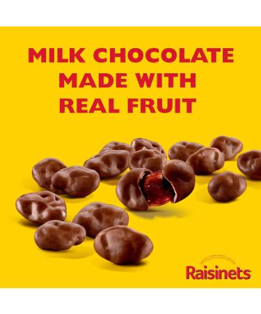 Raisinets Milk Chocolate Covered California Raisins Movie Theater Reclosable Bag - 8 Oz 8 Pack - Buy Online on GoSupps.com