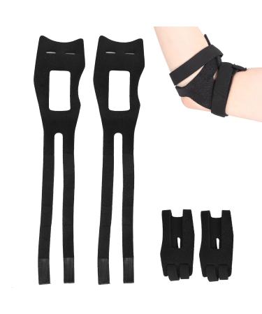 Milltrip Elbow Knee Wrist Braces 1 Pair Multifunctional Elbow Support Strap Sport Wristband Knee Support Brace(S)