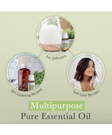 Pranarom USDA Certified Organic Rosemary Cineole Essential Oil (15ml) 100% Pure Undiluted Therapeutic Grade from Tunisia for Aromatherapy Diffuser Meditation Massage Relaxation 0.5 Fl Oz (Pack of 1) - Buy Online on GoSupps.com