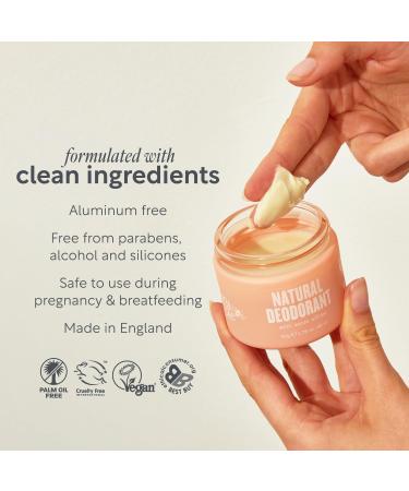 Natural Deodorant for Women & Men | Aluminum Free & Sensitive Skin Formula | All Day Freshness with Natural Ingredients 1.76 oz - Buy Online on GoSupps.com
