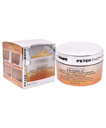 Peter Thomas Roth Potent-C Bright Plump Moisturizer 1.69 Fl Oz - Vitamin C & Collagen Anti-Aging Cream - Buy Online on GoSupps.com