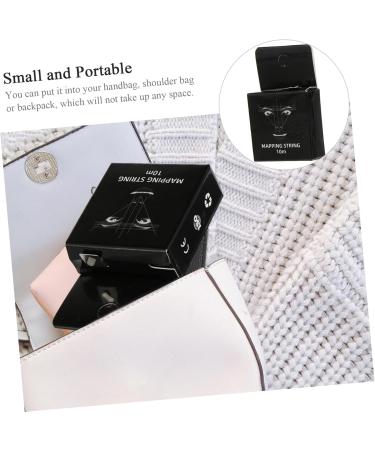 Beatifufu Brow Mapping Thread Ink Pattern Embroidery Thread Ruler Rotary Eyebrow Measuring Tool Eyebrow Mapping Ruler Draw a Line - Buy Online on GoSupps.com