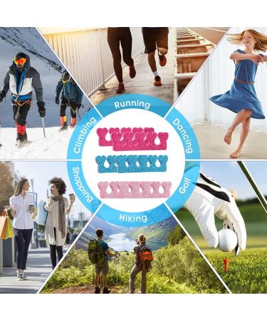 Plabbdpl 3 Pairs Soft Foam Toe Spreaders - Toe Separators & Finger Divider Set for Perfect Pedicure & Manicure - Ideal for Men & Women - Buy Online on GoSupps.com