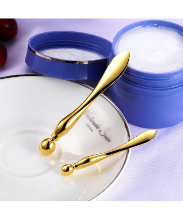 Qwesure Xixi Eye Massage Cream - Lifting & Firming Zinc Alloy Spoon Set | 2PCs Silver - International Shipping - Buy Online on GoSupps.com