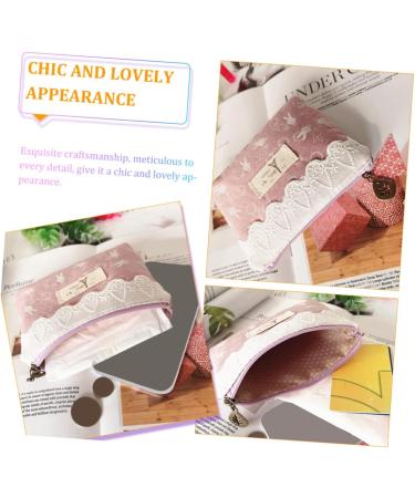 Teen Period Bags - 2pcs Storage & Pad Holder Pouches | Portable & Multi-functional Handbag for Daily Use - Buy Online on GoSupps.com