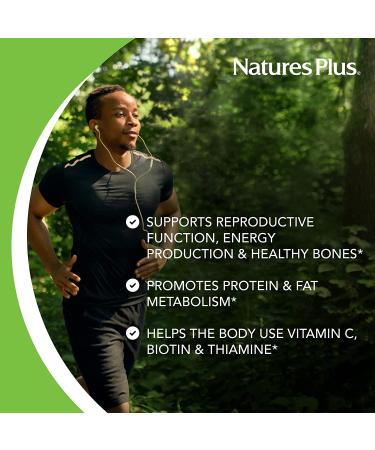 Nature's Plus Manganese 50 mg - 90 Tablets for Optimal Health - Buy Online on GoSupps.com