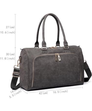 Miss Lulu Women's Lt6638 Gy Tote Bag Stylish Grey EU Size L | International Shipping Available - Buy Online on GoSupps.com