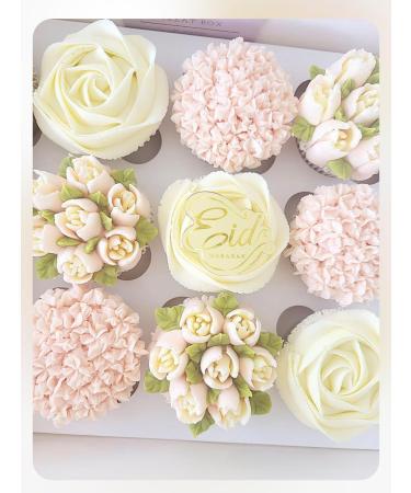 6 Eid Mubarak Cupcake Disc Toppers Gold Eid Cupcake Discs Eid Cake Toppers Eid Gift Tags Gift Wrapping Eid Gift Charms Eid Cake Decorations. - Buy Online on GoSupps.com