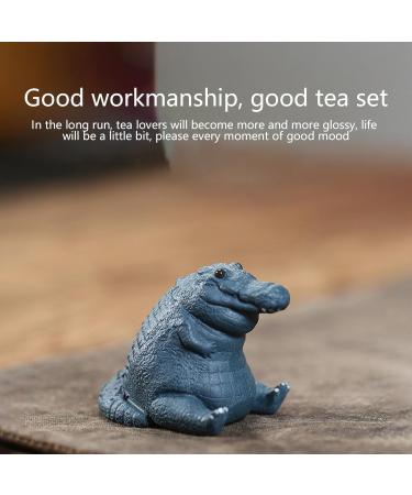  Stronrive Elephant Tea Company | Purple Clay Elephant Tea Ceremony | Handmade Tea Tray Decor Tea Ceremony Elephant Company Ornament - Buy Online on GoSupps.com