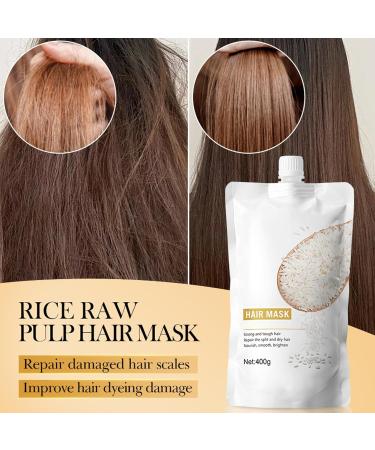 400G Masque Capillaire Masque Capillaire R parateur et Hydratant pour cheveux tr s secs et ab m s R parer Les Cheveux Secs Soigne et Hydrate Intens ment Conditionneur Base de Riz conditioner1 - Buy Online on GoSupps.com