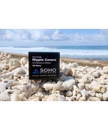 Men's Nipple Covers for Running - Soho Athletica 50 Pairs for Joggers Nip Prevention - Buy Online on GoSupps.com