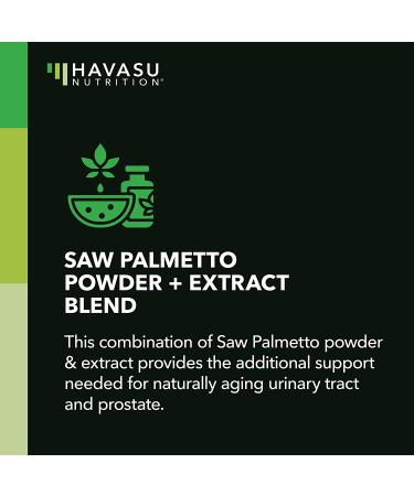 Buy Havasu Nutrition Saw Palmetto Supplement for Prostate Health - 100 Caps - Buy Online on GoSupps.com