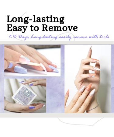 Enamour Almond Press on Nails Kit (2x24 Pcs) with Glue & Accessories - Medium Fake Nails Set for Women - Buy Online on GoSupps.com