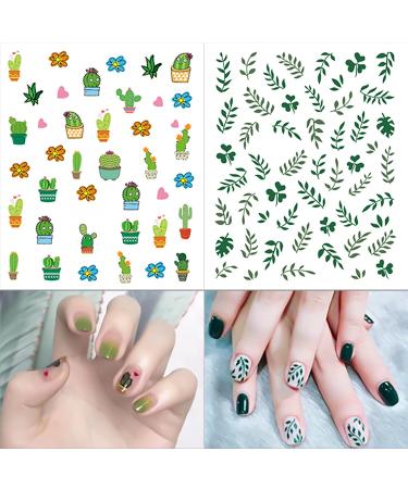 WOKOTO 12 Sheets Kids Nail Stickers - Self-Adhesive 3D Nail Art Decals for Girls, Women - Cute Carton Flowers, Animals, Fruits - Nail Decals KIT1 - Buy Online on GoSupps.com