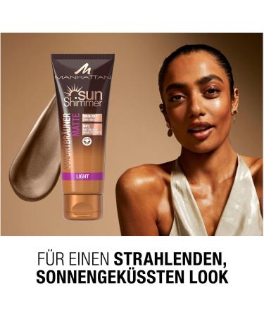 Manhattan Sunshimmer Sofortb uner Matte Light for a flawless tan with up to 24 hours of wear 125 ml - Buy Online on GoSupps.com