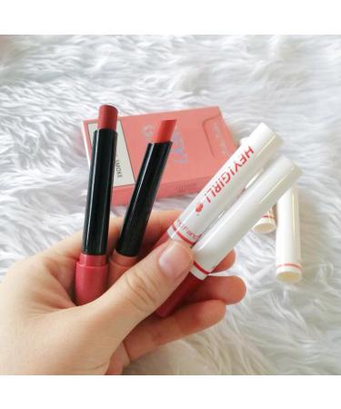 4Pcs Matte Lipstick Set - Retro Red Lip Tint & Balm | Long Lasting Waterproof Lip Makeup for Women & Girls - Buy Online on GoSupps.com
