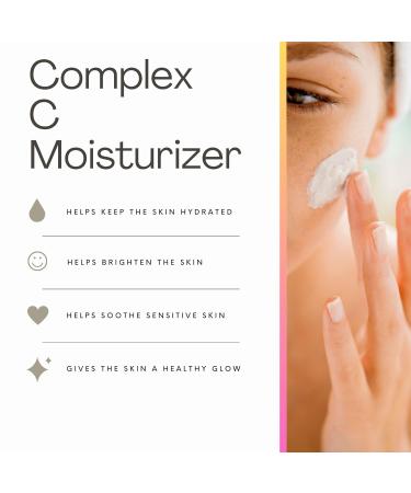 LuxeJoie Complex C Moisturizer - Premium Vitamin C Face Cream for Anti-Aging | Cruelty-Free & Natural | 1oz Wrinkle Cream for Women & Men - Buy Online on GoSupps.com