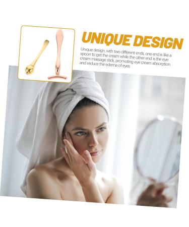 Ipetboom Eye Massage Roller T-bar Set | Golden Under Eye Cream Applicator & Skin Care Tools - Shop Internationally - Buy Online on GoSupps.com