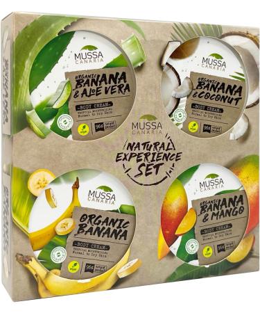 Coffret de Cr mes Corporelles V g taliennes Extra Hydratantes - Aloe Vera Banane Noix de Coco et Mangue - Format voyage 4 x 70 ml Coffret de cr mes pour le corps 280 ml (Lot de 1) - Buy Online on GoSupps.com