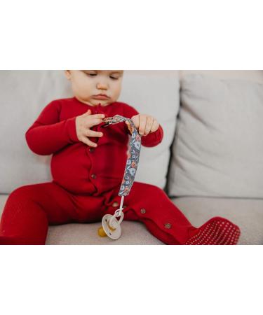Binky Clip 3 Pack Set - Dot by Copper Pearl | Stylish and Practical Baby Pacifier Holder - Buy Online on GoSupps.com