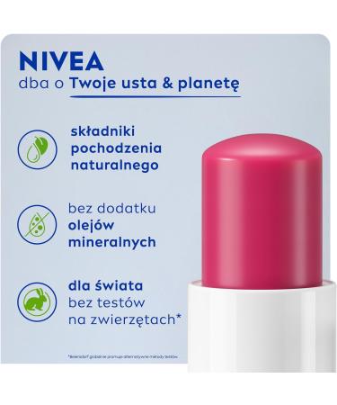 NIVEA Cherry Shine Lipstick 4.8 g - Buy Online on GoSupps.com