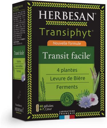 Herbesan Transiphyt 60 Tablets Transit Easy New Formula Pack of 2 Boxes of 60 Capsules - Buy Online on GoSupps.com