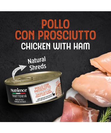 Nutrience Trattoria Chicken with Ham Shreds Cat Food - 70 g - Buy Online on GoSupps.com