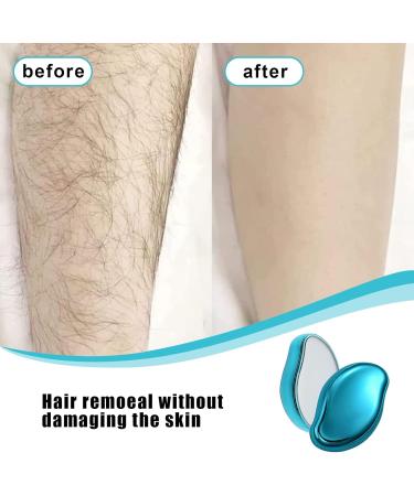 Buy Iopjlk Nano Hair Remover - 2 Pack Crystal Hair Remover for Pain-Free Hair Removal | Safe for Men & Women - Buy Online on GoSupps.com