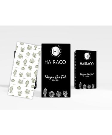 Buy Oversized Designer Hair Foils - 500 Pre-Cut Sheets 5.5x12 inches - Succulent/Cactus Collection for Stunning Hair Coloring - Buy Online on GoSupps.com