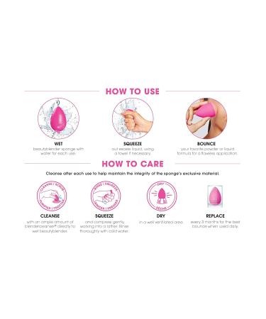 beautyblender Limited Edition DOUBLE DELIGHT Set: Original Pink Blender, Blendercleanser, Silicone Scrub Mat - Vegan, Cruelty Free, Made in USA - Buy Online on GoSupps.com