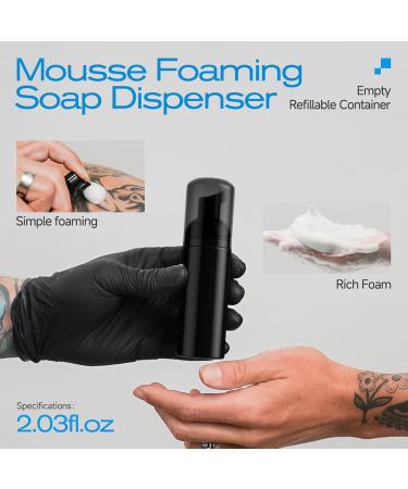  G n rique Body Piercing Soap | 50ml Blue Non Irritating Cleanser - After Piercing Care Cleanser With Foaming Bottle - For Men Wash And Hygiene Routine At Home & Travel - Buy Online on GoSupps.com