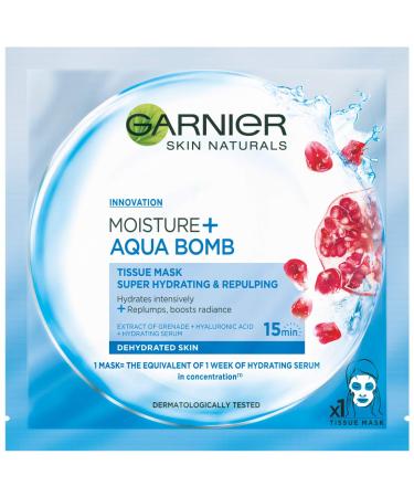Garnier Skin Naturals Moisture + Aqua Bomb Tissue Mask