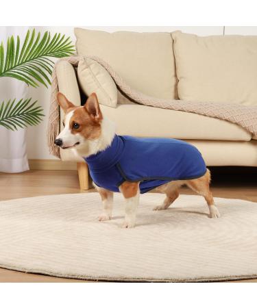 Buy Hjyokuso Warm & Lightweight Dog Sweater & Coat - Fleece Jacket for Small to XXL Dogs - Perfect for Winter & Outdoor Use - Blue - Buy Online on GoSupps.com
