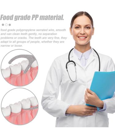 372 Tooth Flap Stick - Sustainable Natural Dental Floss Sticks for Effective Tooth Cleaning | Eco-Friendly Disposable Dental Care (3x120+12) - Buy Online on GoSupps.com