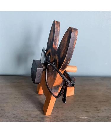 Funny Animal Glasses Holder - Wooden Cat Stand for Sunglasses | Home Office Desk Decoration & Gift - Buy Online on GoSupps.com