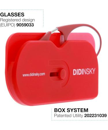 Didinsky Reading Glasses for Women & Men | Compact Lightweight Edgeless | Ideal for Travel & Product Labels | Unisex Comfort with Adhesive Strips - Buy Online on GoSupps.com