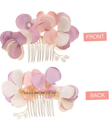 DOITOOL Bridal Headwear Bridal Flower Hair Comb Pearl Veil Flower Hair Accessories Bridal Hair Clip Wedding Tiara Crystal Hair Comb Rhinestone Hair Comb Floral Hair up Fabric Bride French - Buy Online on GoSupps.com