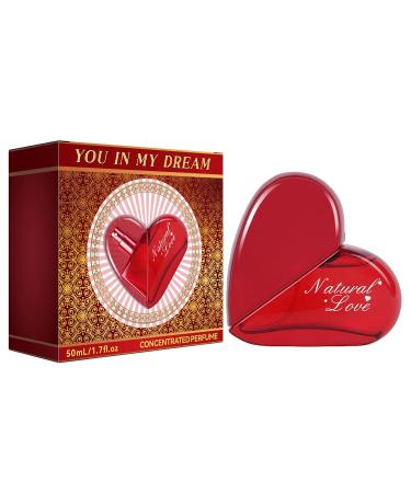 VEFSU Heart Shaped Women's Perfume Long Lasting Eau De Toilette Spray 50ML Travel Portable (Red One Size) 1 Fl Oz (Pack of 1) Red - Buy Online on GoSupps.com
