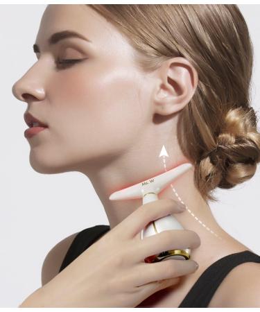Ms.W Red Light Face Massager - Electric Facial Lifting Device with LED  Heat  and Vibration for Skin Tightening and Rejuvenation on Face and Neck - Buy Online on GoSupps.com