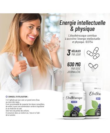 Eleutherococcus Bio - 210 mg - 200 vegetable capsules - Buy Online on GoSupps.com