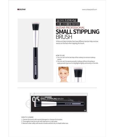 SILSTAR PROFESSIONAL STIPPLING BRUSH WITH HANDLE MADE OF NATURAL BIRCH WOOD  MADE IN KOREA SPB005 - Buy Online on GoSupps.com