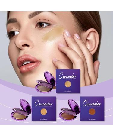 Nbzsmlkn Statisticalt Soft Matte Cream Concealer Evanesce Soft Matte Cream Concealer Full Coverage Waterproof Concealer Long Lasting and Lightweight Ivory + Dark Skin - Buy Online on GoSupps.com