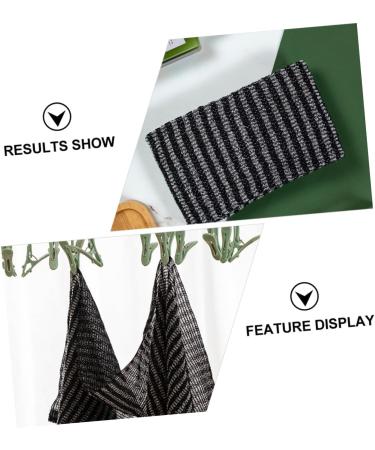 1Pc Bath Towel Bath Body Brush Back Scrubber Towel Back exfoliator Brush Back Scrubber Strap Body Scrubber for Shower Scrubber Back Body Towel take a Bath Cleaning Wipe Polyester - Buy Online on GoSupps.com